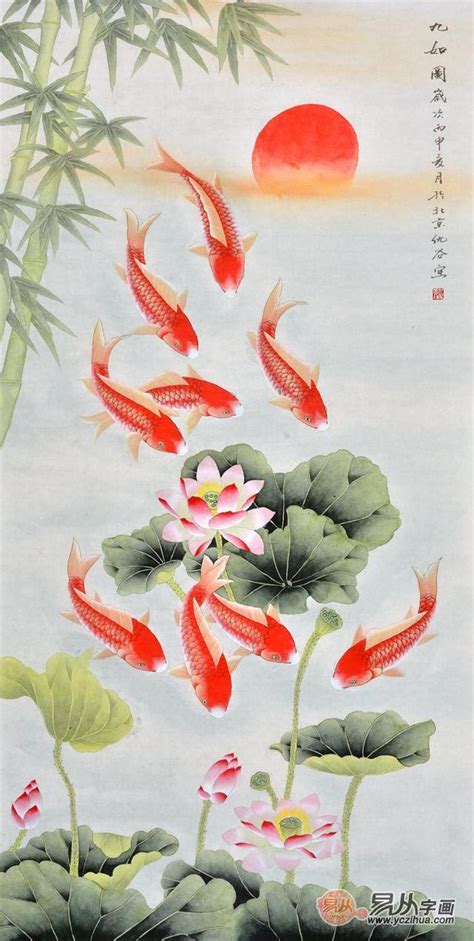 九條魚 風水|九魚圖寓意是什麼？有風水禁忌嗎？手把手教您旺運納財